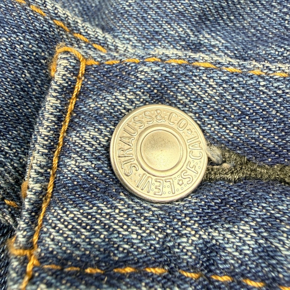 Levis 505 Regular Fit Straight Leg Jeans Mens 31x30 Dark Wash Blue NWT 005054886 - Picture 3 of 7